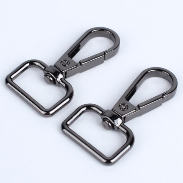 가방끈 부자재 D링 고리 흑니켈 20mm 2P