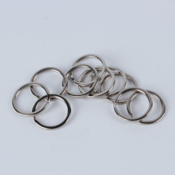 연결고리 납작 이중 오링 실버 25mm 10P