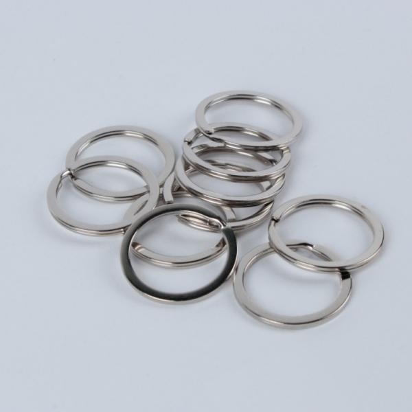 연결고리 납작 이중 오링 실버 30mm 10P