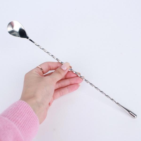 고급형 스텐 머들러 스틱 바스푼 30cm