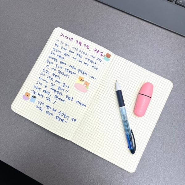 크라프트 무지 모눈노트 A5