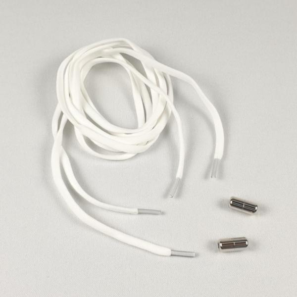 매듭없는 클립 운동화끈 화이트