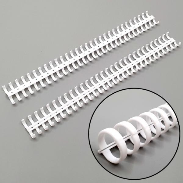셀프제본 루즈링 클릭링 화이트 12mm
