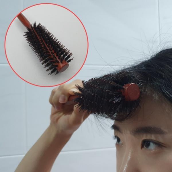 우드 드라이 롤빗 브러쉬 1호