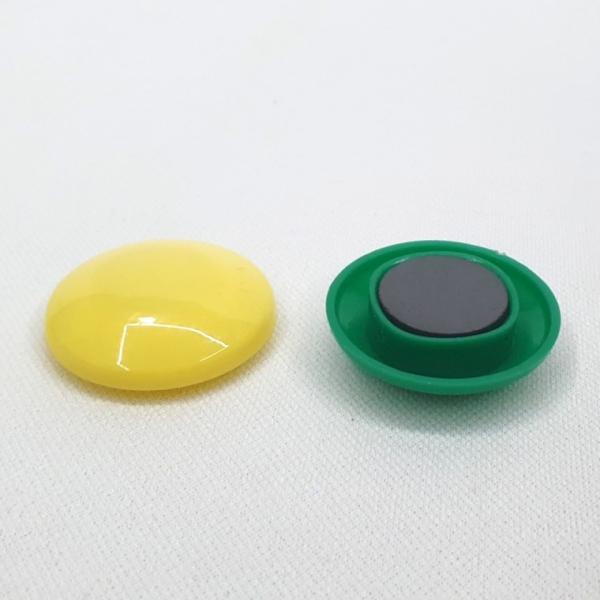 원형 컬러 동전자석 3cm 6P