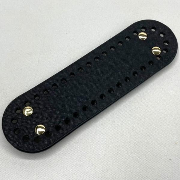 타원형 코바늘 뜨개 가방바닥 가죽밑판 블랙