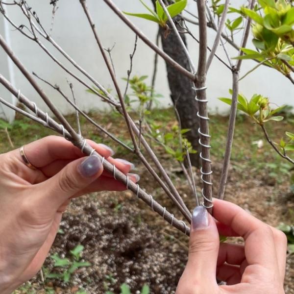 원예 공예 분재용 알루미늄 철사 1.0mm