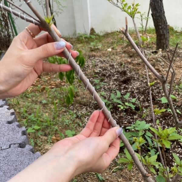 원예 공예 분재용 알루미늄 철사 1.5mm