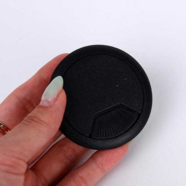 회전형 전선캡 홀캡 블랙 53mm