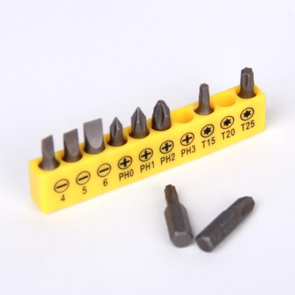 비트 10종 ㄱ자 드라이버 세트