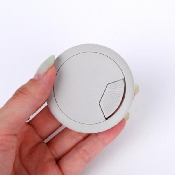 회전형 전선캡 홀캡 화이트 53mm