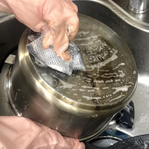 노스크래치 두겹 은사수세미 10P