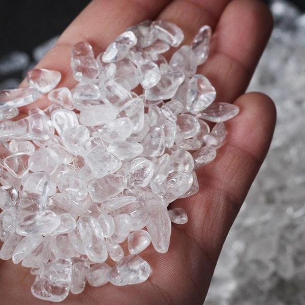 백수정 자갈 50g 수정원석 정화용 투명 크리스탈 자갈