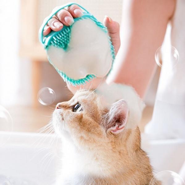 PET 강아지 고양이 샴푸 브러쉬 목욕 마사지 목욕솔