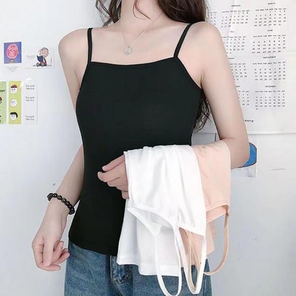끈나시 캐미솔 이너 흰나시 검정나시