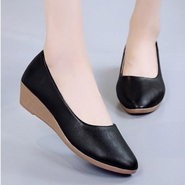 230-250 3컬러 소프트 웨지 플랫슈즈