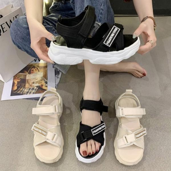 230-250 6cm 발편한 쿠션 스트랩샌들