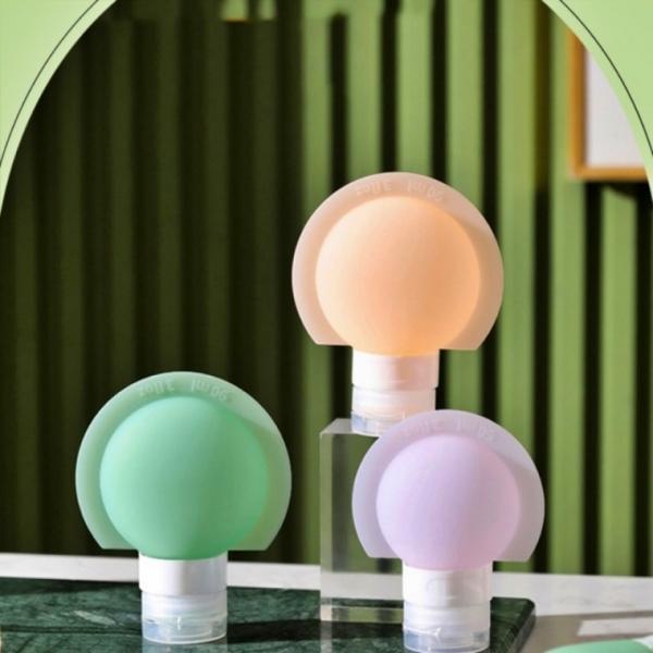 [보리별] 실리콘 여행공병 90ml 3종세트 소분용기 샴푸 소분 만두공병 튜브