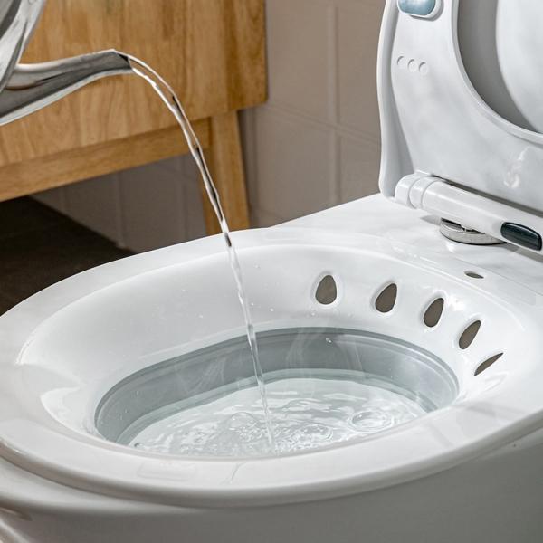 [싸더라] 접이식 좌욕기 온욕 폴딩 임산부 좌욕대야