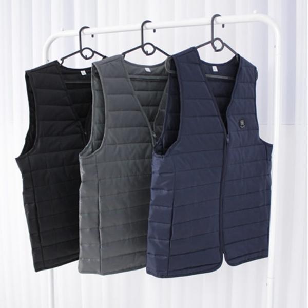 남자 여자 겨울 가벼운 경량 사무실 이너 숏 웰론 패딩 조끼