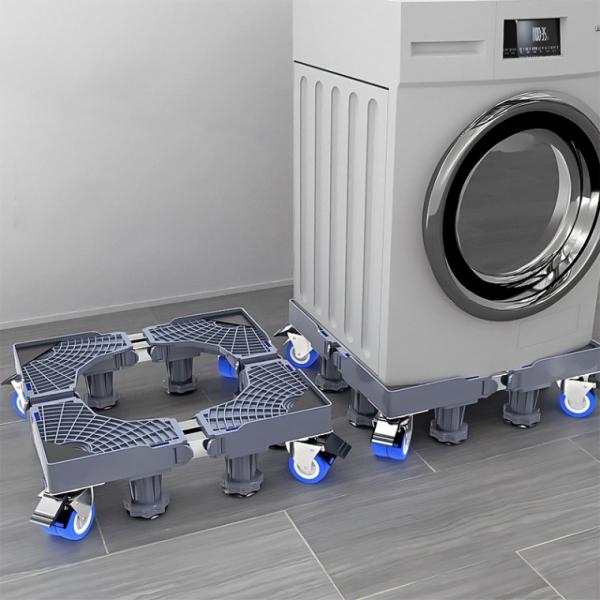 [싸더라] 이동식 가전제품 받침대 세탁기 냉장고 에어컨 다용도 스탠드 바퀴형