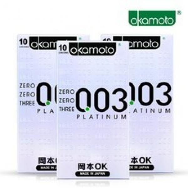 오카모토 003 플래티넘 30p 10개입 3박스 피임 기구 용품