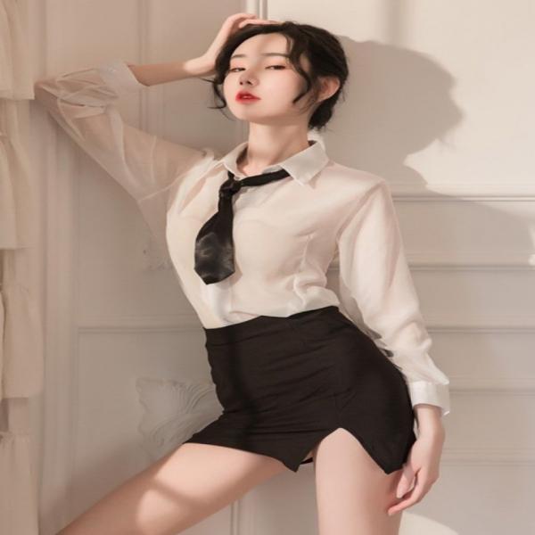 오피스 여비서 이벤트 속옷 세트 섹시 코스튬 파티복