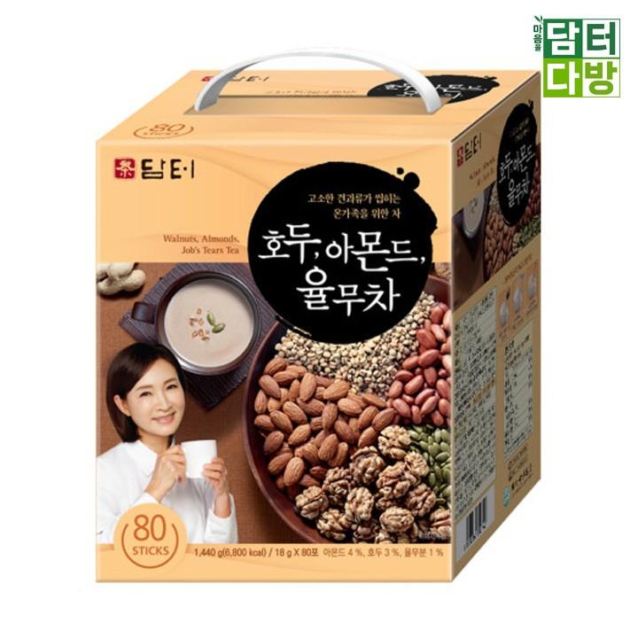 (무배) 담터 호두아몬드율무차 80스틱