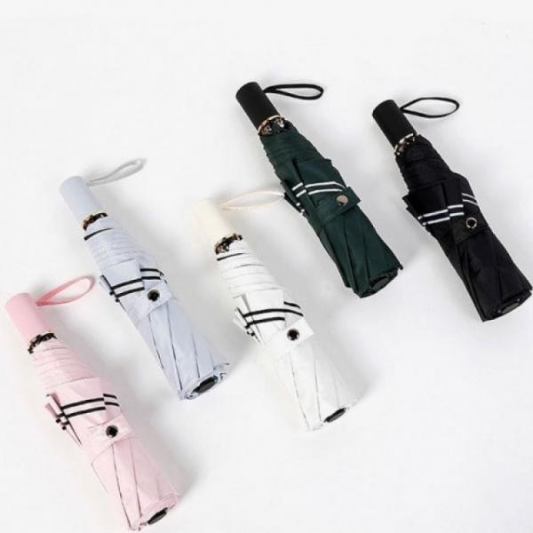 [루키] 모던더블라인 3단 양우산 접이식 우산 양산