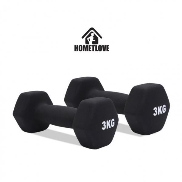 HOMETLOVE [블랙아령 3kg] 고급재질 아령