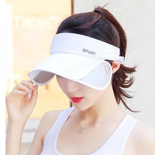 여름 와이드윙 자외선차단 썬캡 모자커버 확장형 접이식 썬바이저