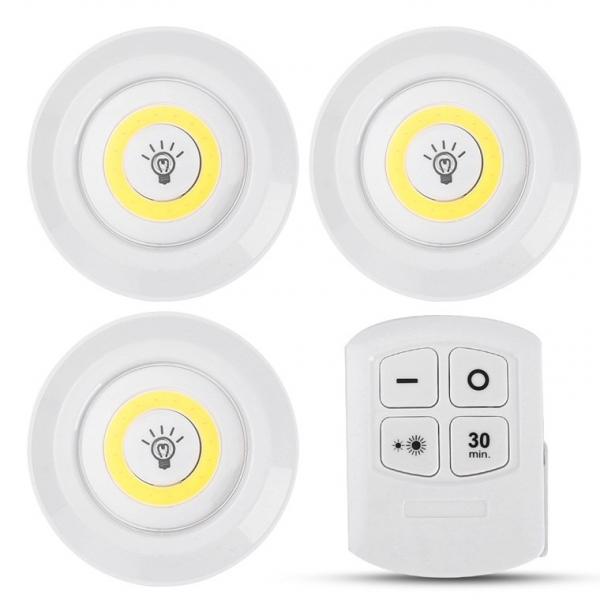 LED 리모컨 라이트 3in1 (조명 3 + 리모컨 1)