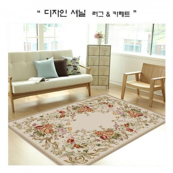 월드리아 디자인셔닐 레트로 유럽풍 빈티지 러그&카페트   인테리어 매트