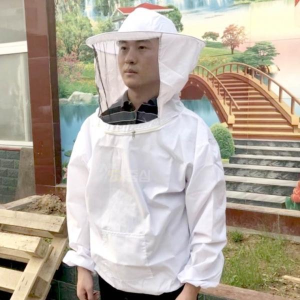 방충망모자 양봉 벌초 작업복 농업복 모기 벌레 모기장옷 농사 기본형 OD