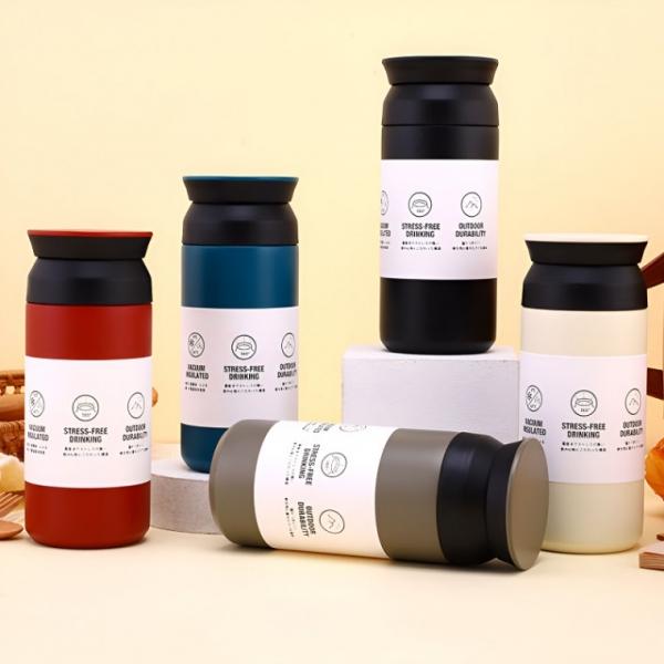 [CU] 트레블 텀블러 350ml 500ml 심플 진공 대용량 스탠 보틀 보온 보냉병 판촉물 사은품 인쇄가능