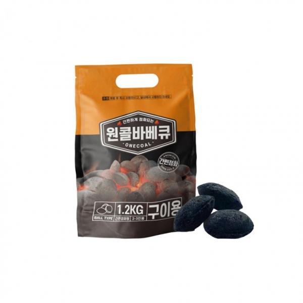 원콜 바베큐 착화형 숯 야자 착화탄 캠핑 차박 바베큐 풀빌라 고기 숯불 간편점화