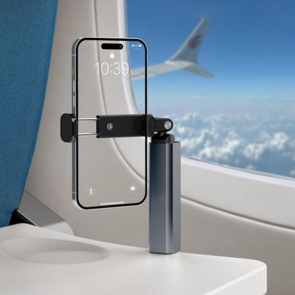클립형 폰거치대 E02 기내용 유모차 거실 브이로그 개인촬영 휴대폰 거치대 홀더 360도회전