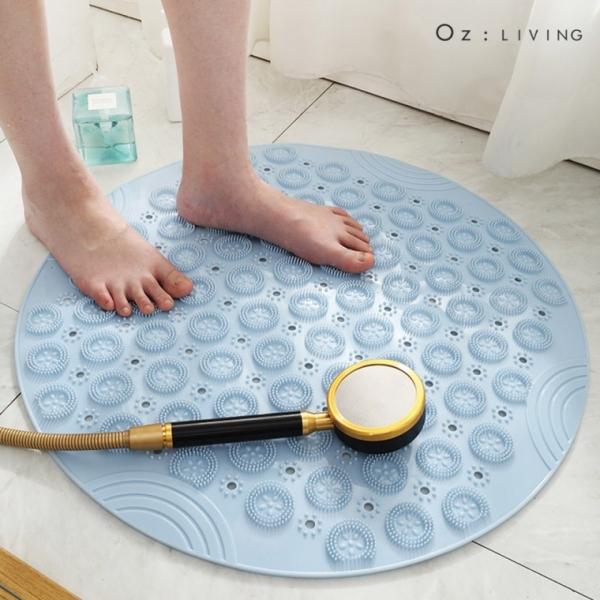 화장실 미끄럼방지매트 원형 욕실매트 논슬립 바닥패드