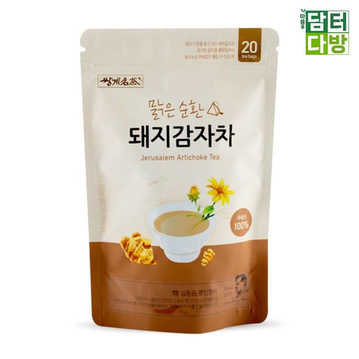 (무배) 쌍계명차 맑은순환 돼지감자차 파우치 20티백 (E)