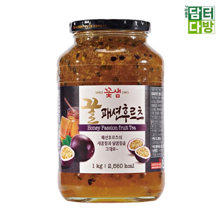 (무배) 꽃샘 꿀패션후르츠차 1kg