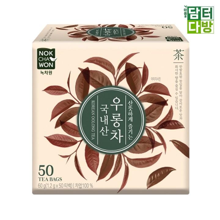 (무배) 녹차원 국내산 우롱차 50티백