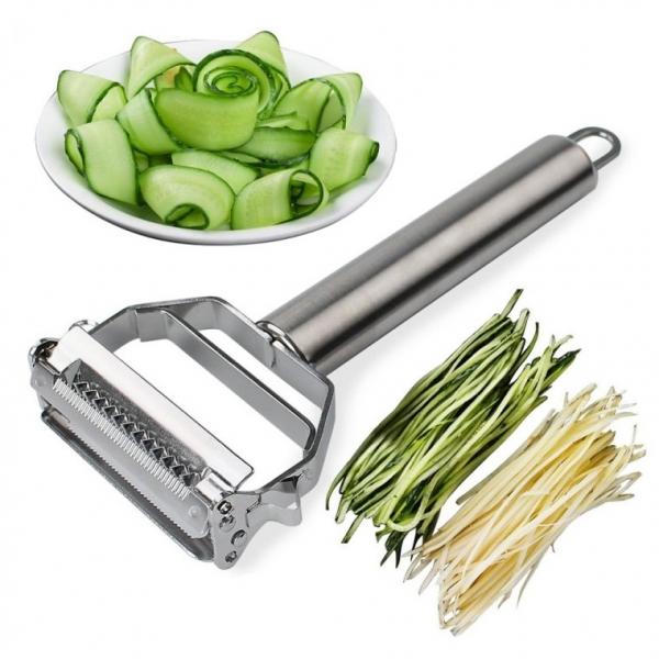 올스텐 이중날 채칼 필러 껍질벗기기 슬라이서 감자칼