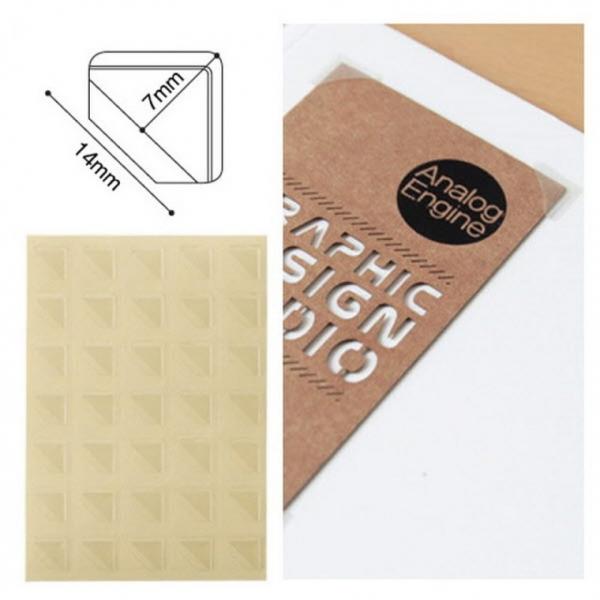 코너스틱 삼각 초미니 100매 3500P 메모 명함부착