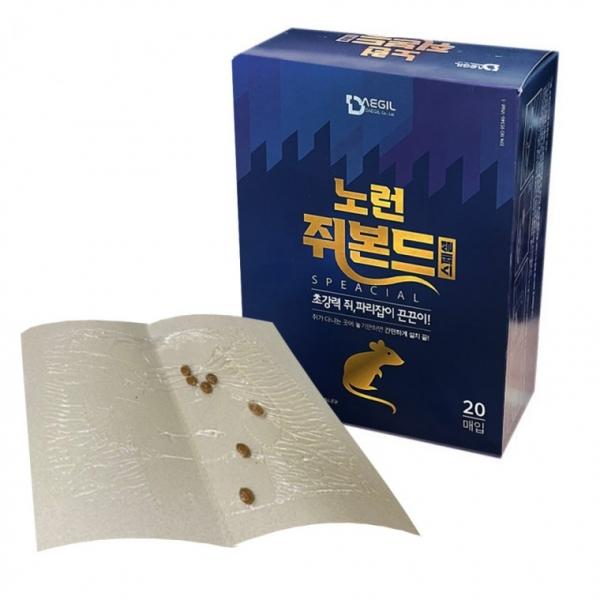노런 쥐본드 스페셜 20매 초강력 쥐 파리 끈끈이