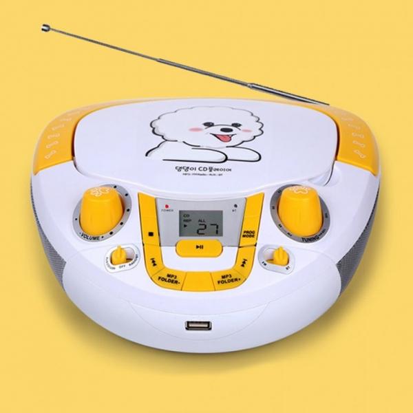 코비10 댕댕이 CD플레이어 어학학습특화 MP3 라디오