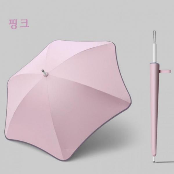 양우산겸용 라운드 장우산 6K 장 수동 엣지 우산 양산