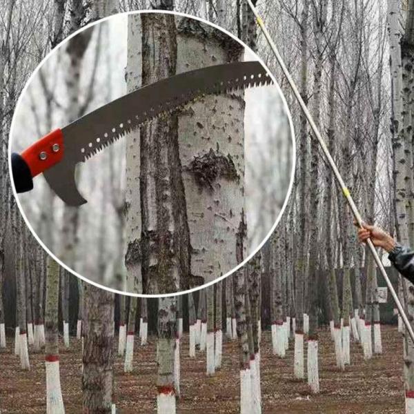 2in1 전지톱 다용도 장대고지톱 4m 가정용톱 목재절단 가정용톱 목공