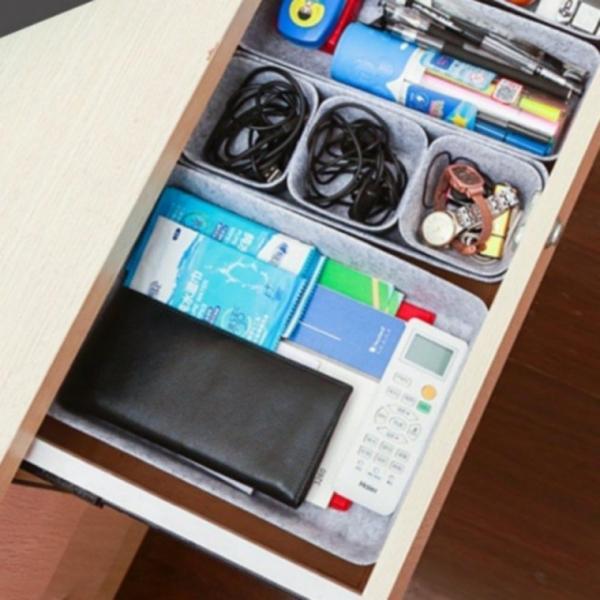 트레이 사랍 칸막이 세트 수납함 파티션 화장 사무용품 정리대 화장대