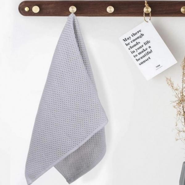 와플 순면 고급 유리엘 고리 겸용 핸드 미니 주방행주 6장 핸드타올