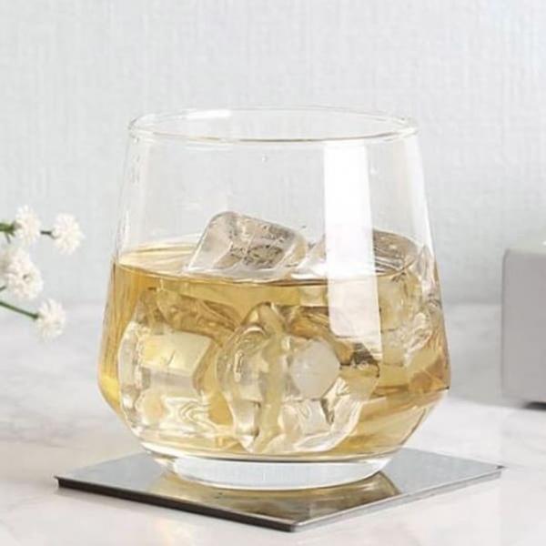 델리 유리컵 위스키잔 카페컵 온더락잔 370ml 6P